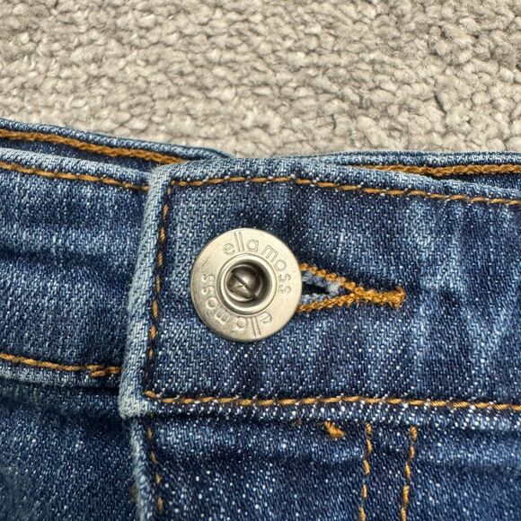 Ella Moss High Waist Straight Denim Jeans Juniors 6/28 Blue Medium Wash Casual - Picture 3 of 16